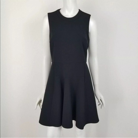 Madewell the Anywhere Dress Fit Flare Black 2 - Picture 4 of 6